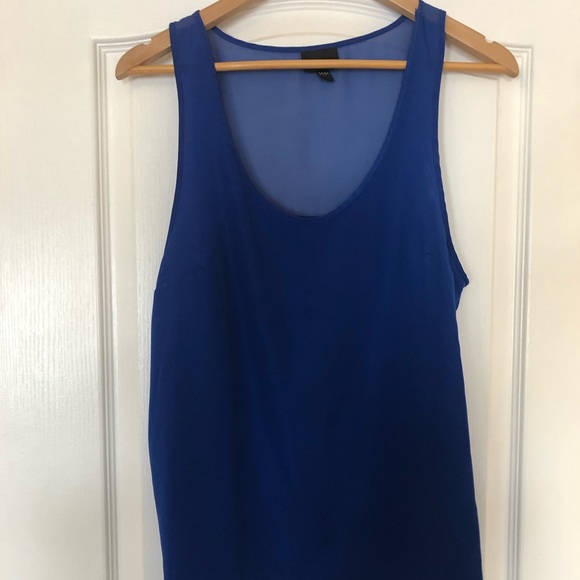 Mossimo Supply Co. Tops - Mossimo Dressy Royal Blue Tank.